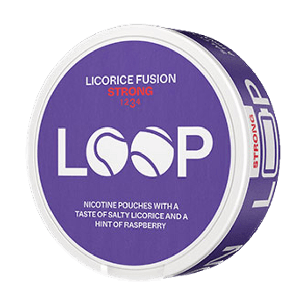 LOOP Licorice Fusion Strong nikotinposer