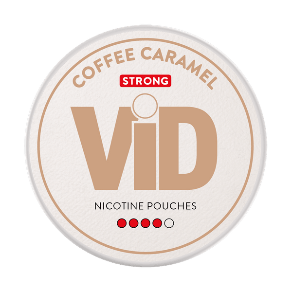 ViD Coffee Caramel Strong nikotino maišeliai