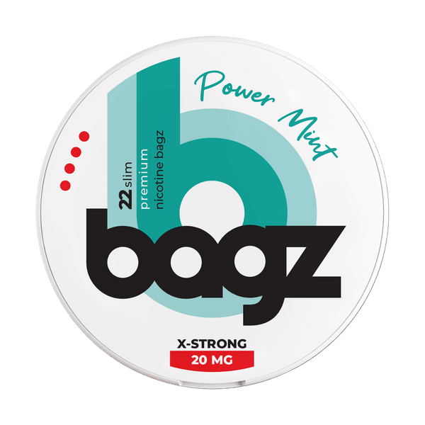 Nikotinové sáčky Bagz Bagz Power Mint Max 20mg