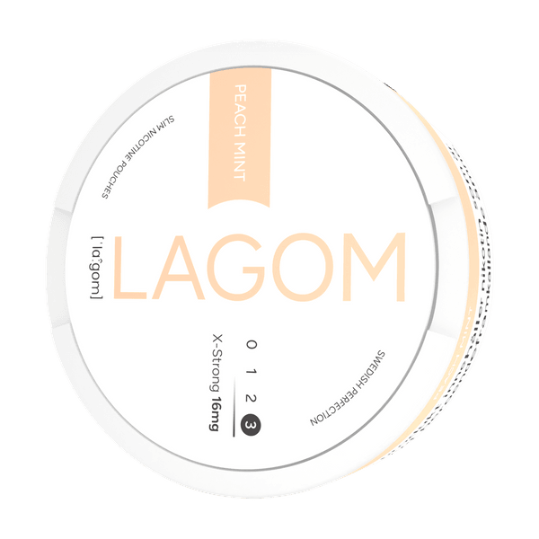 Nikotinové sáčky LAGOM Lagom Peach Mint 16mg