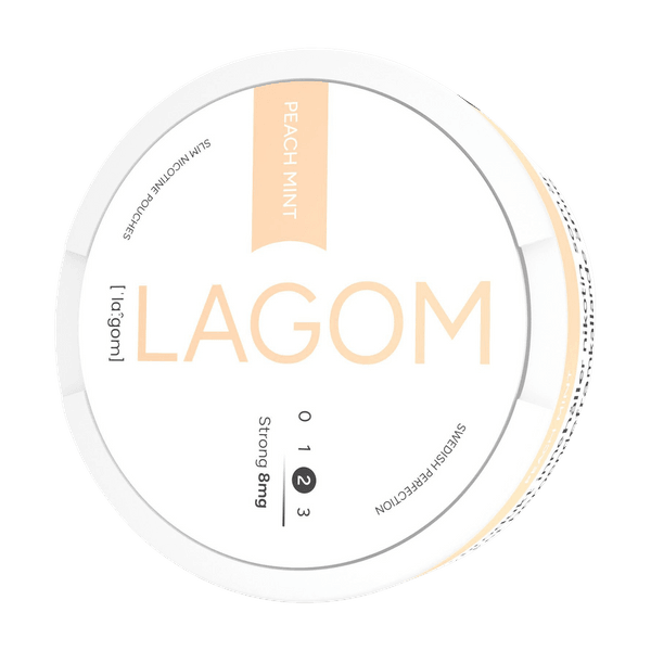 Nikotinové sáčky LAGOM Lagom Peach Mint 4mg