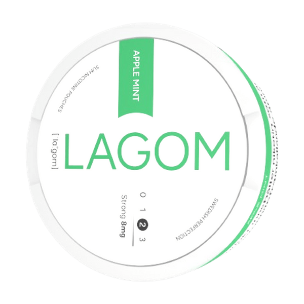 LAGOM Apple Mint Strong 8mg nikotinposer