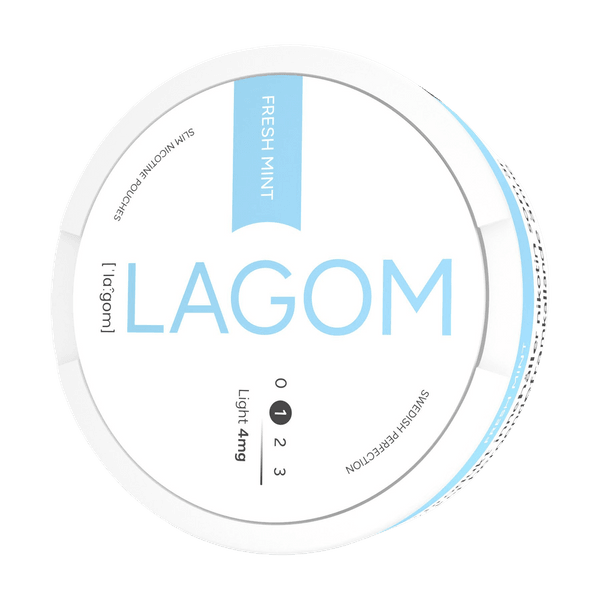 Nikotinové sáčky LAGOM Lagom Fresh Mint Light 4mg