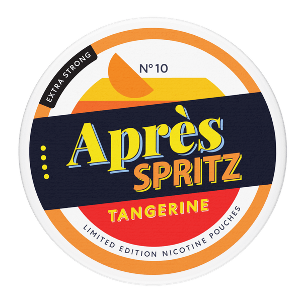 Après Tangerine Spritz Extra Strong nikotino maišeliai