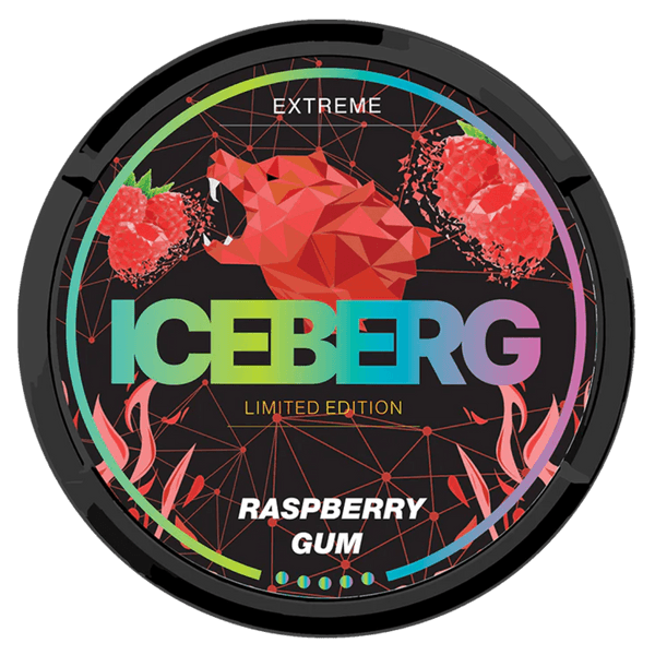 Nikotinové sáčky ICEBERG ICEBERG Raspberry Gum Extreme