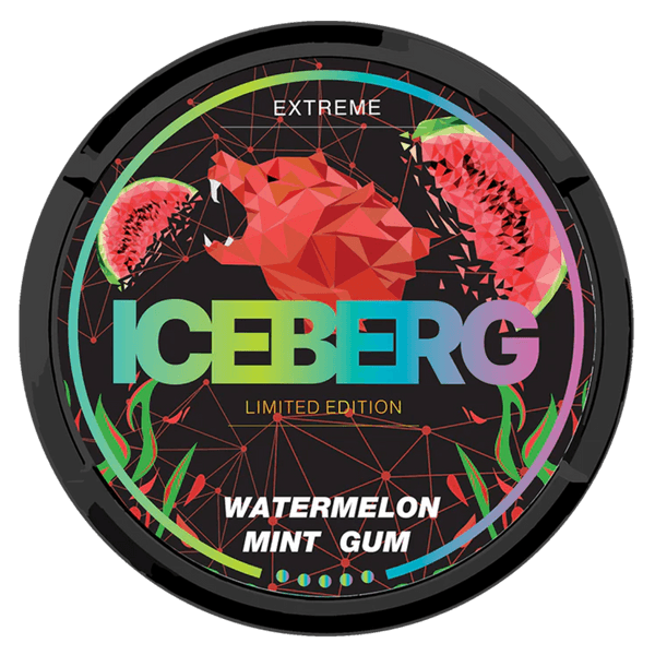 Nikotinové sáčky ICEBERG Iceberg Watermelon Mint Gum Extreme