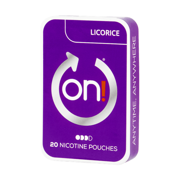 Nikotinové sáčky on! Liquorice Mini Dry 6mg